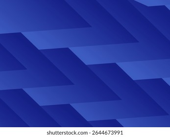 Abstract dark blue gradient illustration background with 3d blue abstract square pattern.