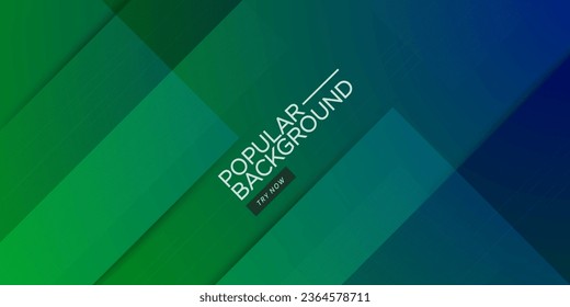 Resumen de degradado azul oscuro y verde se superponen al vector de la plantilla de fondo con el patrón de recorte cuadrado. Fondo oscuro con sombra y diseño de líneas. Vector Eps10