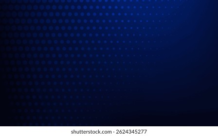 Abstrakter dunkelblauer Halbtonhintergrund mit Farbverlauf-Beleuchtung für Technologie-, Wissenschafts- oder Corporate Design-Projekte im modernen und stilvollen Stil