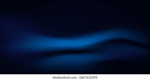 FONDO Abstractas DE LUZ AZUL OSCURO CON GRADIENTE NEGRO, PATRÓN DIGITAL PARA WEB, PANTALLA DE TELÉFONO INTELIGENTE, PANTALLA DIGITAL, APP O ANUNCIO DE NEGOCIOS
