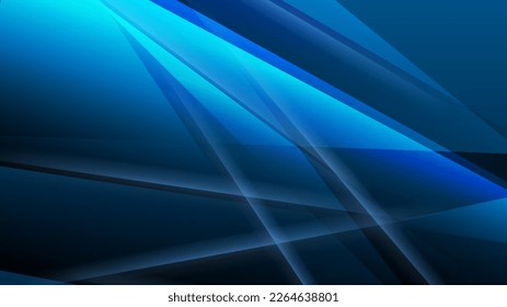 Abstract dark blue light creative background.