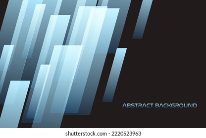 abstract dark blue light overlap shape decoration blank background. eps10 vector