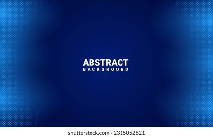 Resumen de la textura o semitono de línea ondulada azul oscuro y azul claro, fondo azul oscuro con espacio de copia. Moderno patrón futurista simple de puntos. Ilustración del vector