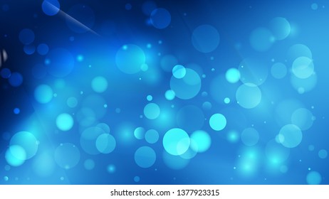 Abstract Dark Blue Lights Background Vector