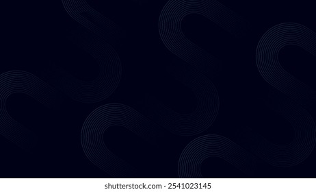 Fondo de línea azul oscuro abstracto. Ilustración vectorial