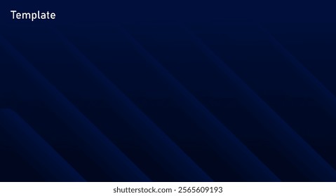 Abstract dark blue modern design background for presentation, banner, cover, web, flyer, card, poster, wallpaper.
