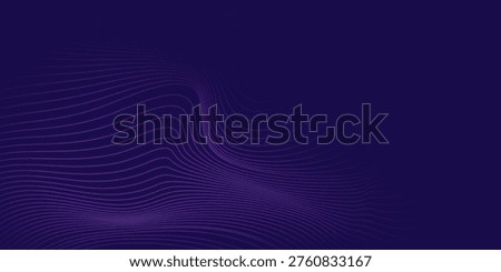 Abstract dark blue modern futuristic banner background. Glowing pink oval lines pattern design. Swirl ellipse lines element. 