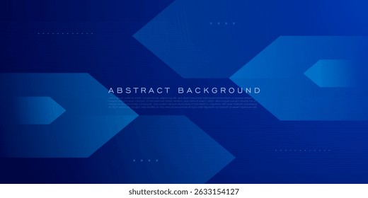 Abstract dark blue overlap dynamic color background. Overlap triangle arrow pattern design. Cool banner background. Eps10 vector