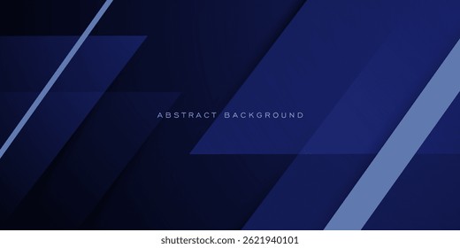 Abstrato azul escuro sobrepor fundo futurista. Papel simples sobrepor formas padrão fundo. Vetor Eps10