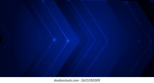 Abstract dark blue overlap shadow and lights background. Papercut template vector with straight line and shadow. Dark blue background with trendy pattern design. Eps10 vector