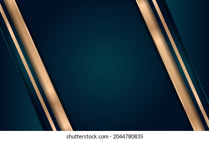 Abstract dark blue paper background with shape overlapping layer