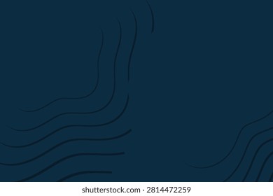 Abstract dark blue paper surface texture with raised wave patterns topography darkblue