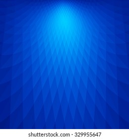 Abstract dark blue perspective background