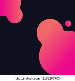 Abstract dark blue and pink dynamic wavy line dotted texture ,Dark blue background with copy space. Modern futuristic simple. Vector illustration