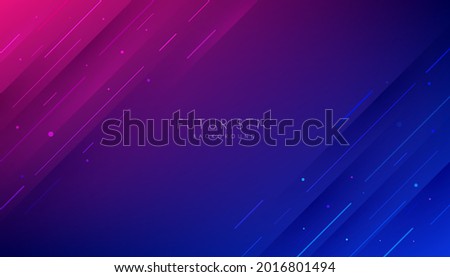 Abstract dark blue and pink purple gradient futuristic background with diagonal stripe lines and glowing dot. Modern and simple banner design. Can use for business presentation, poster, template. 