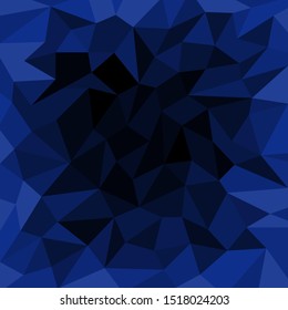 Abstract dark blue polygon background vector illustration. Square light blue ice texture bacckground.