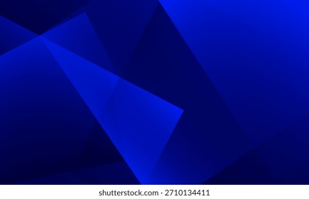 Abstractas fondo poligonal azul oscuro. Vector Eps10