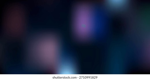 Abstractas fondo degradado azul oscuro y púrpura con destellos de luz sutiles, una mezcla de color suave moderno perfecto para proyectos de diseño, Fondo de pantalla de arte digital. Vector