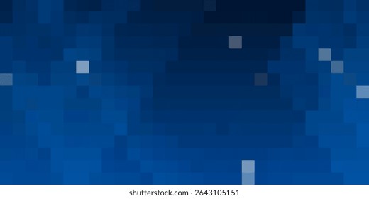 Abstract dark blue random pixel background,eps10
