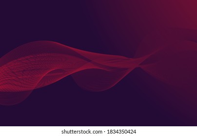 Un diseño abstracto azul oscuro y rojo con mucho espacio de copias. Esta imagen vectorial hace un gran fondo