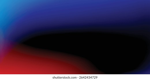 Abstractas fondo degradado azul oscuro y rojo. Ilustración vectorial.

