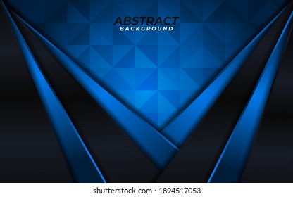 Resumen Oscuro con diseño de fondo azul y forma. Usable para fondo, fondo de escritorio, pancarta, afiche, folleto, tarjeta, web, presentación.