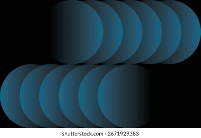 Abstrato azul escuro simples minimalista fundo preto design luxo espaço geométrico moderno dinâmico tecnologia banner EPS 10