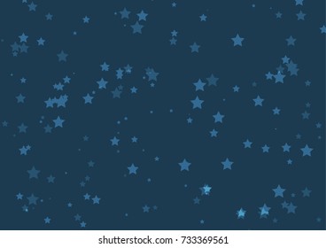 Abstract dark blue with star background , background can used for wallpaper or design , vector.
