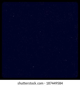 Abstract dark blue starfield background
