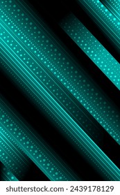 Abstract dark blue stripe gradient background with dotted line, minimal geometric technology.
