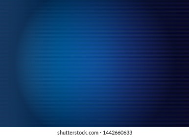 Abstract dark blue striped background  with a radial gradient