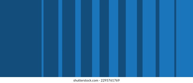 Abstract Dark Blue Striped Pattern, Vertical Lines with Copyspace, Room, Place for Your Text - Minimalist Vector Background Template