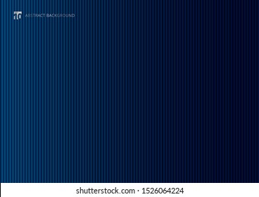 Abstract dark blue striped vertical lines background and texture. Luxury style wallpaper. Vector illustration