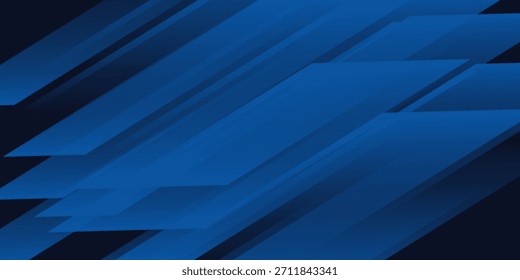 Abstrato azul escuro triângulo cor geométrica design. Moderna sobreposição papel corte futurista fundo vetor ilustração. Vetor Eps10