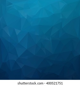 Abstract dark blue triangular geometric background