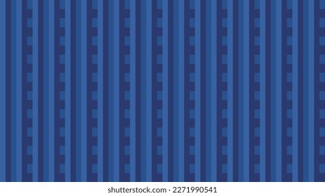 Abstract Dark Blue vector geometric seamless pattern Repeating background. Geometric motif lux Fabric design. Textile swatch, wrap Squares allover print. Modern pattern. Minimal. Blue Striped pattern