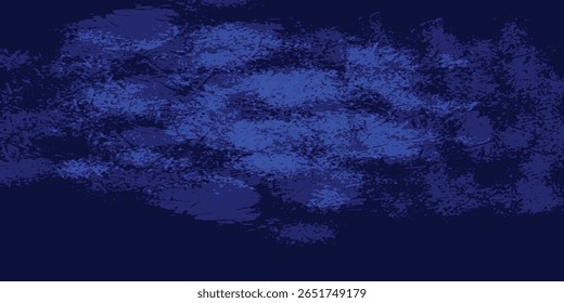 Abstract dark blue watercolor background. Navy Blue background with clouds, dark blue grunge texture with grainy, Black blue abstract watercolor.	