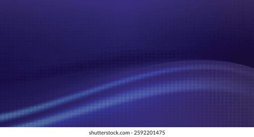 Abstract dark blue wave background poster with dynamic. technology network Vector illustration.