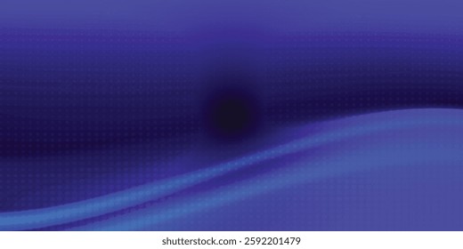 Abstract dark blue wave background poster with dynamic. technology network Vector illustration.