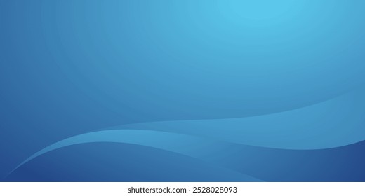 Abstractas textura suave moderna de las ondas azules oscuras con la ilustración lisa y limpia del fondo del Vector.