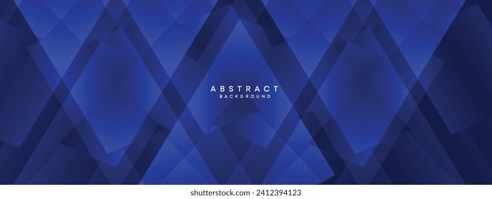 Abstract Dark Blue Waving circles lines Technology Background. Modern gradient with glowing lines shiny geometric shape and diagonal, for brochure, cover, poster, banner, website, header