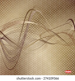 abstract dark bronze floral pattern ginger gay texture background. vector illustration