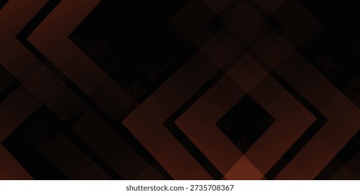 Fondo geométrico Abstractas de bronce oscuro con marcos cuadrados superpuestos y textura de degradado sutil