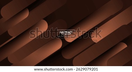 Abstract dark brown background with diagonal lines. Dynamic shapes composition.