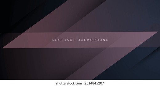 O gradiente de cor marrom-escuro abstrato se sobrepõe ao plano de fundo 3D para o design de gráficos de placa. Elementos de fundo de luxo marrom escuro. Vetor Eps10