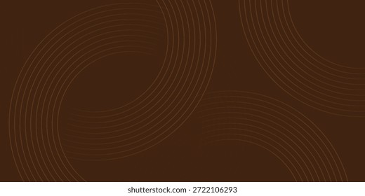 Abstrato Linhas Curvas Marrom Escuro Plano de Fundo Monocromático Minimalista