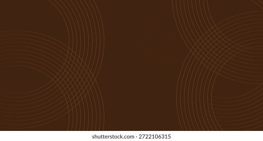Abstrato Linhas Curvas Marrom Escuro Plano de Fundo Monocromático Minimalista
