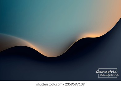 Abstract dark brown geometric background. Dynamic shapes composition. Vector illustration.