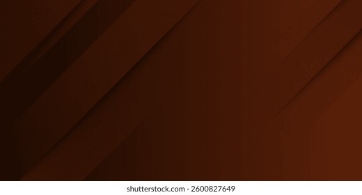 Abstract dark brown overlap 3D background. Modern papercut shapes pattern design. Eps10 vector