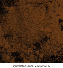 Abstract dark brown rust texture featuring weathered metallic surfaces and heavy grunge distressing for modern industrial design layouts